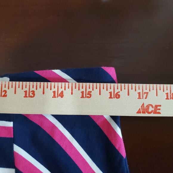 Chicos Womens Jersey Knit Stretchy Striped Top Maxi Skirt Set Size 1/2 M/L Blue - Picture 11 of 12